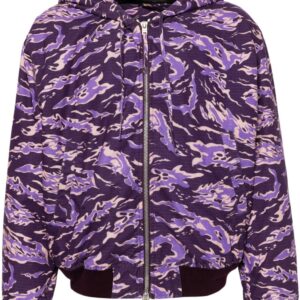 Acne Studios camouflage-print hooded padded jacket