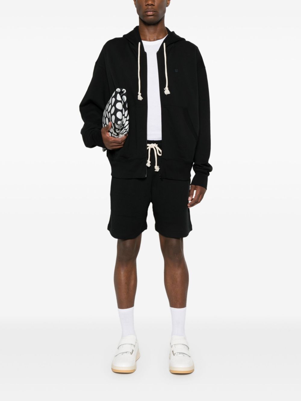 Acne Studios organic cotton zip-up hoodie - Image 2