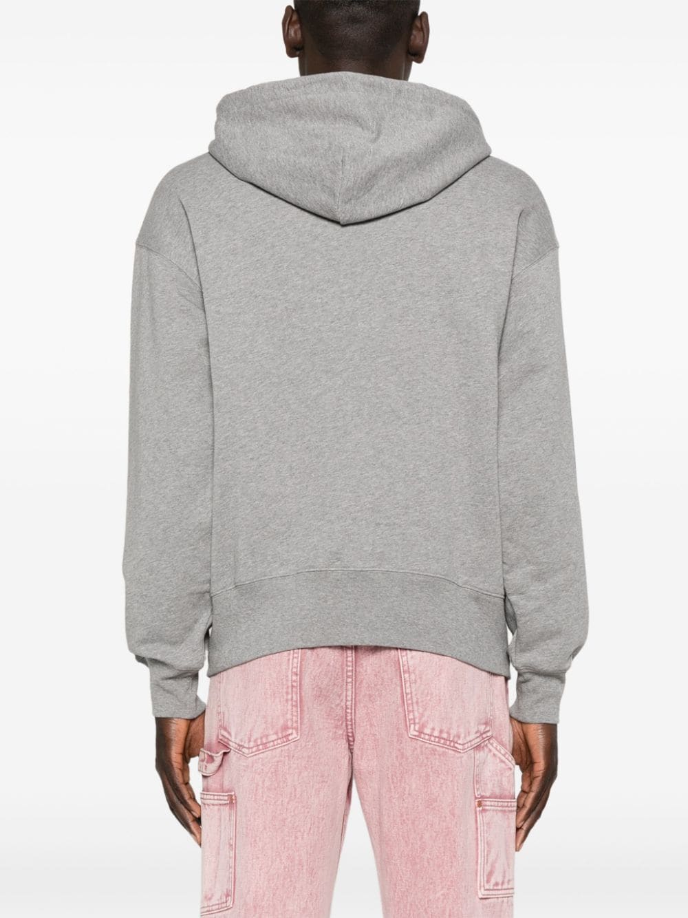 Acne Studios Face logo-appliqué cotton zip-up hoodie - Image 5