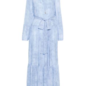 Versace Allover cut-out jacquard minidress