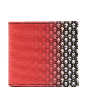 Alexander McQueen skull-print leather wallet