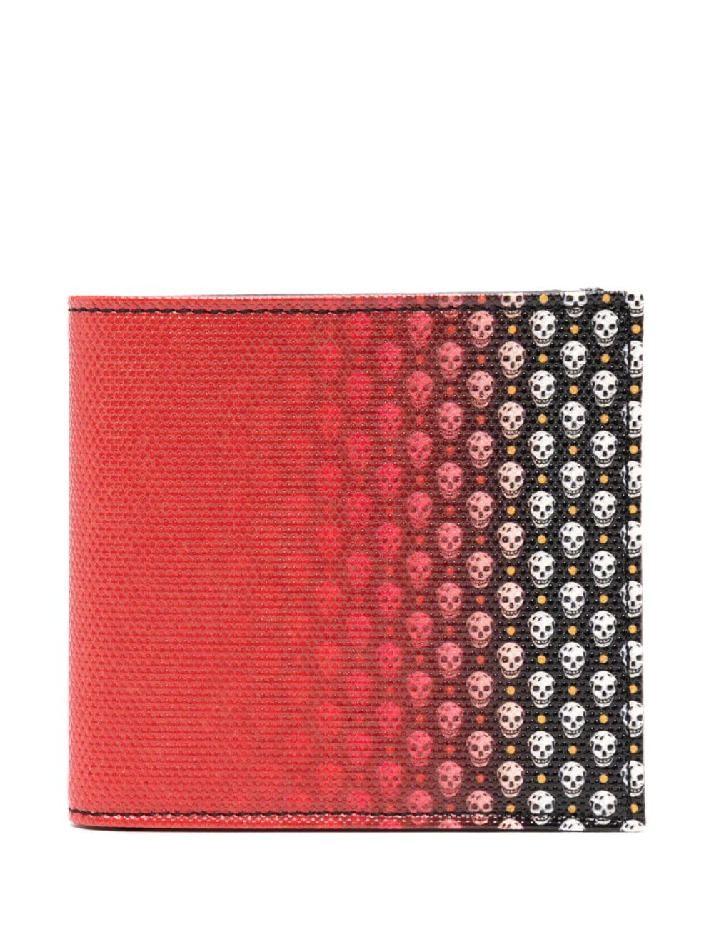 Alexander McQueen skull-print leather wallet