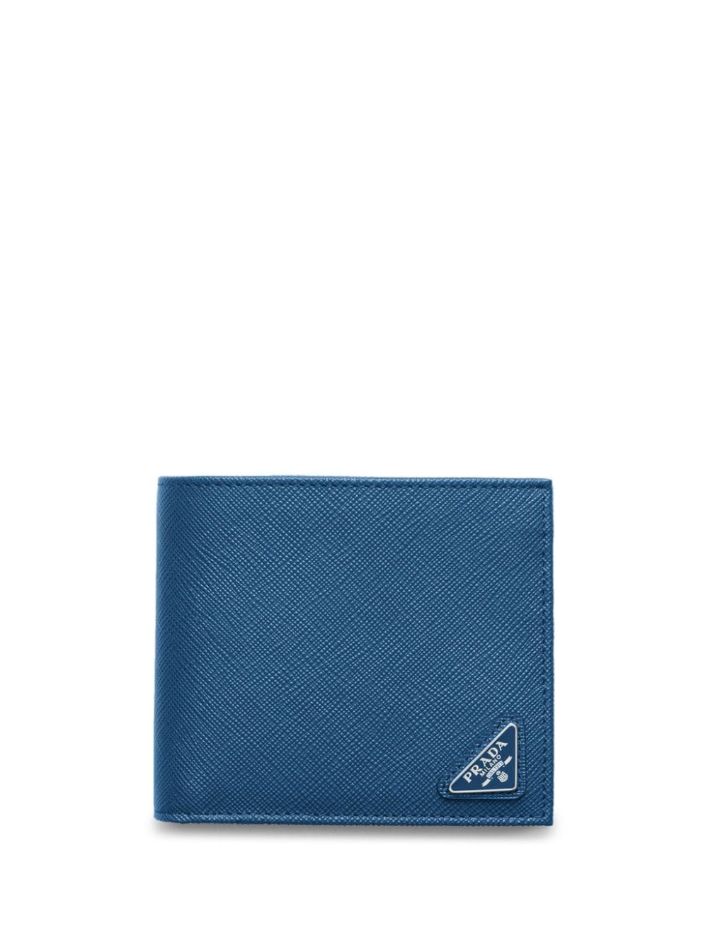 Prada triangle-logo leather wallet