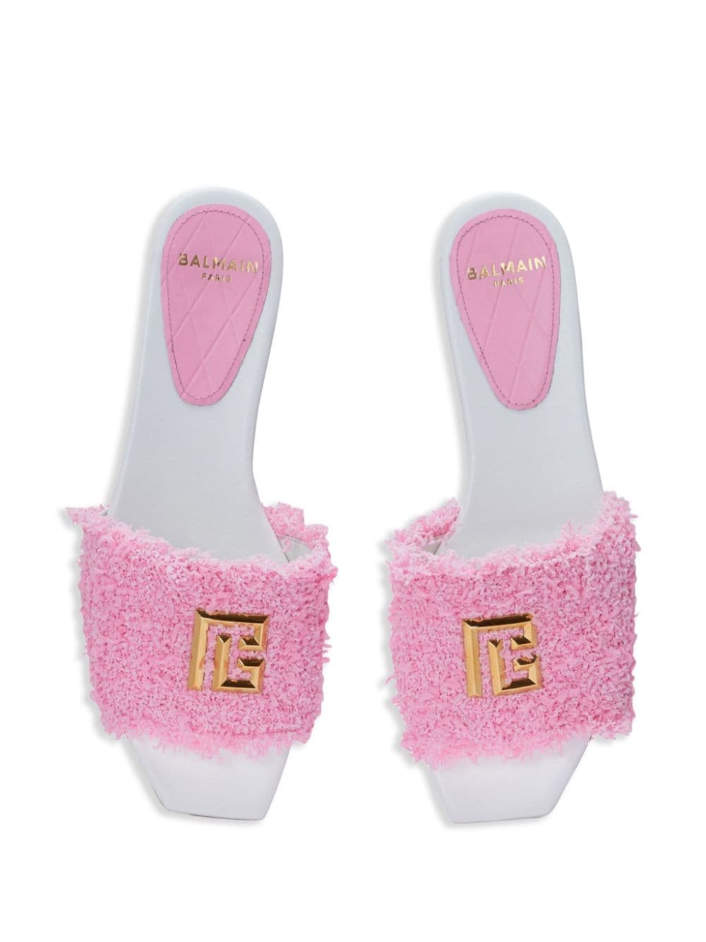 Balmain Dafne tweed slides - Image 4