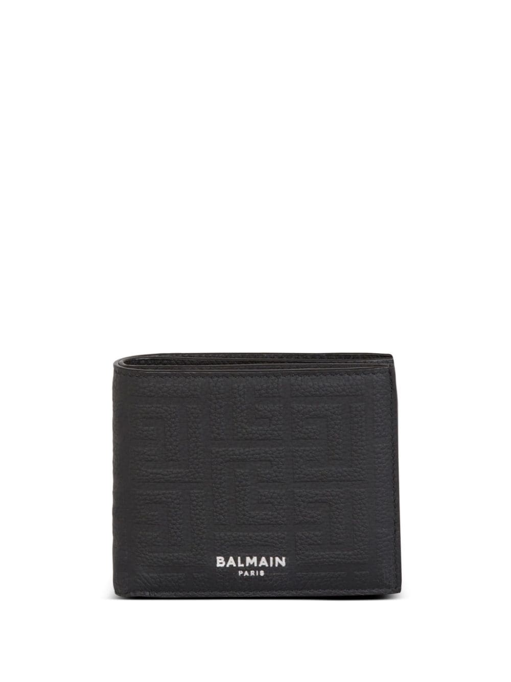 Balmain monogram-embossed bi-fold wallet