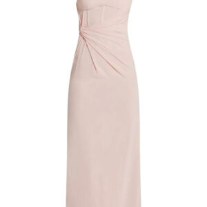 Versace  one-shoulder silk maxi dress