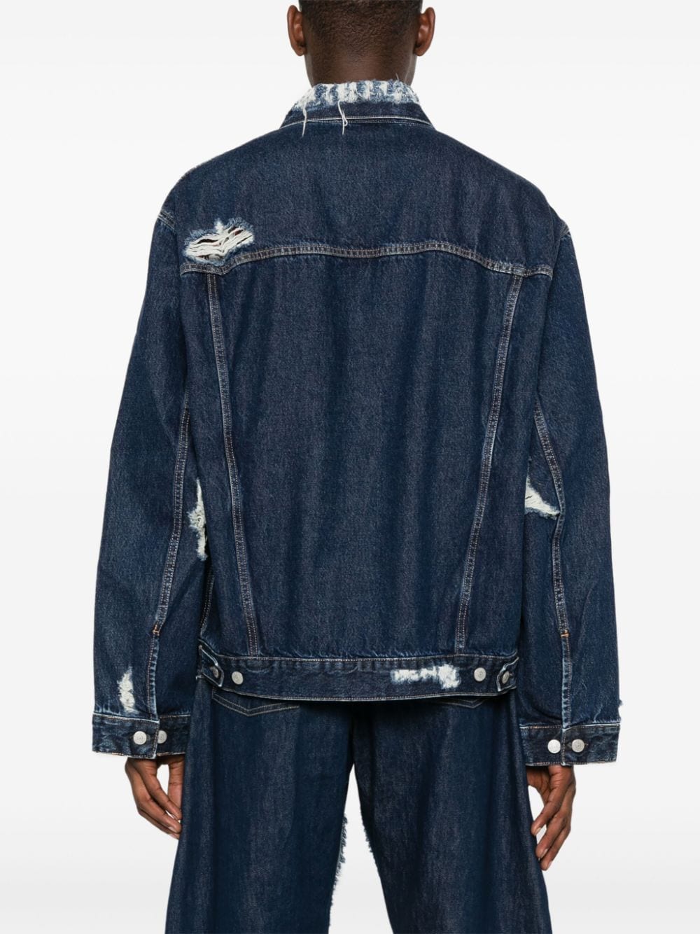 Acne Studios distressed denim jacket - Image 3