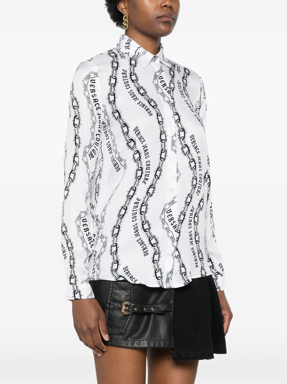 Versace Jeans Couture chain-link print shirt - Image 3