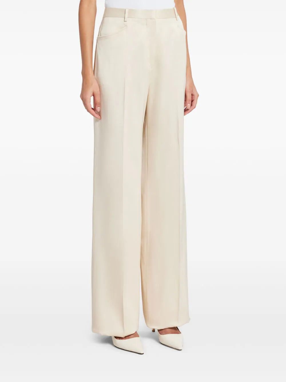 TOM FORD pressed-crease tailored trousers - Image 3