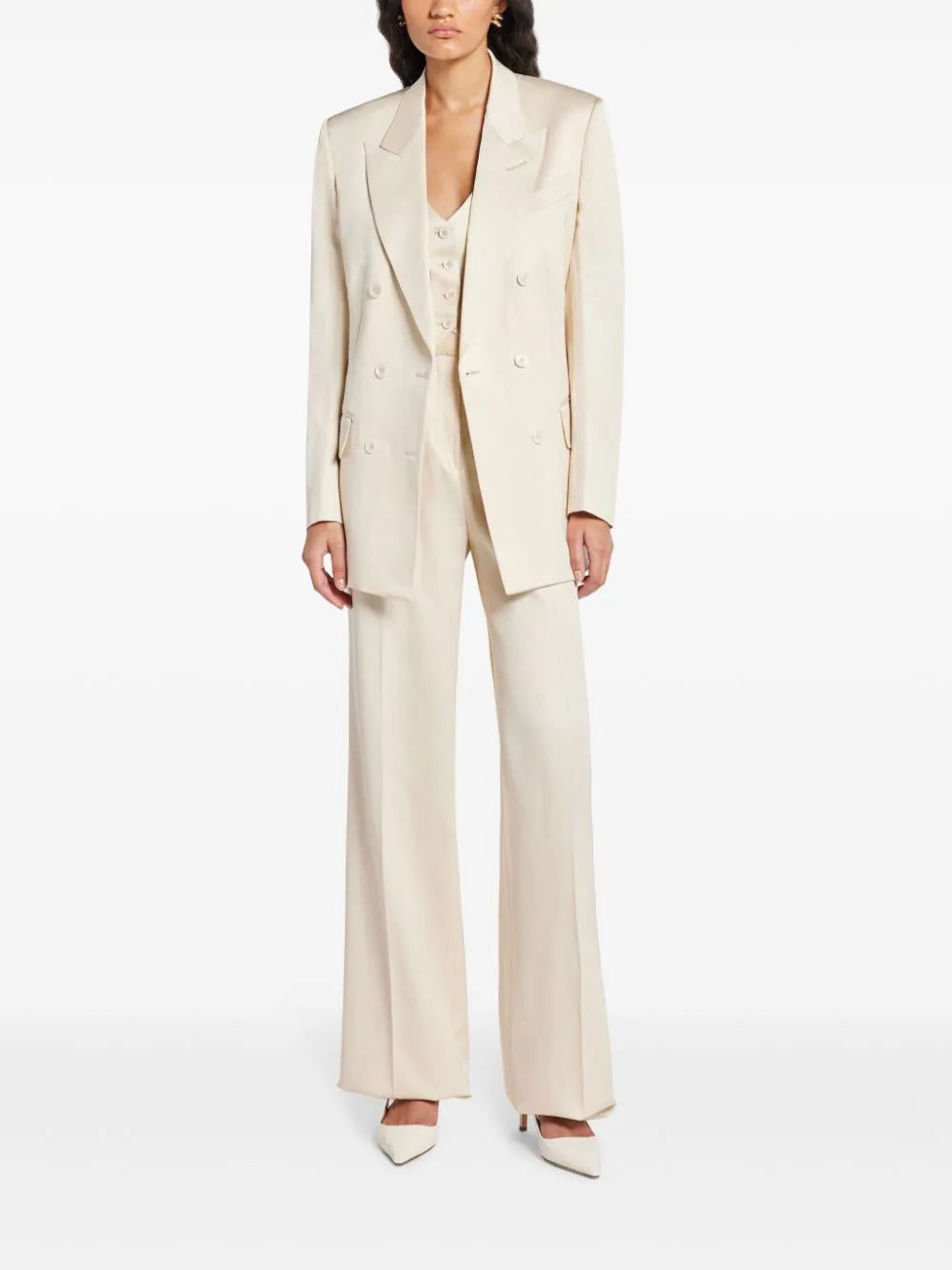 TOM FORD pressed-crease tailored trousers - Image 2