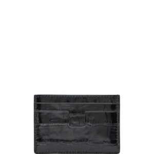 TOM FORD crocodile-effect leather cardholder