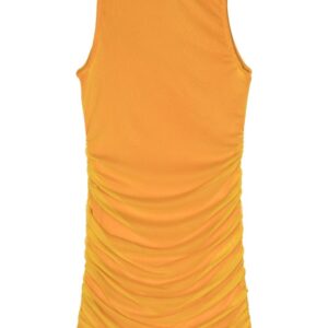 Saint Laurent draped mesh minidress