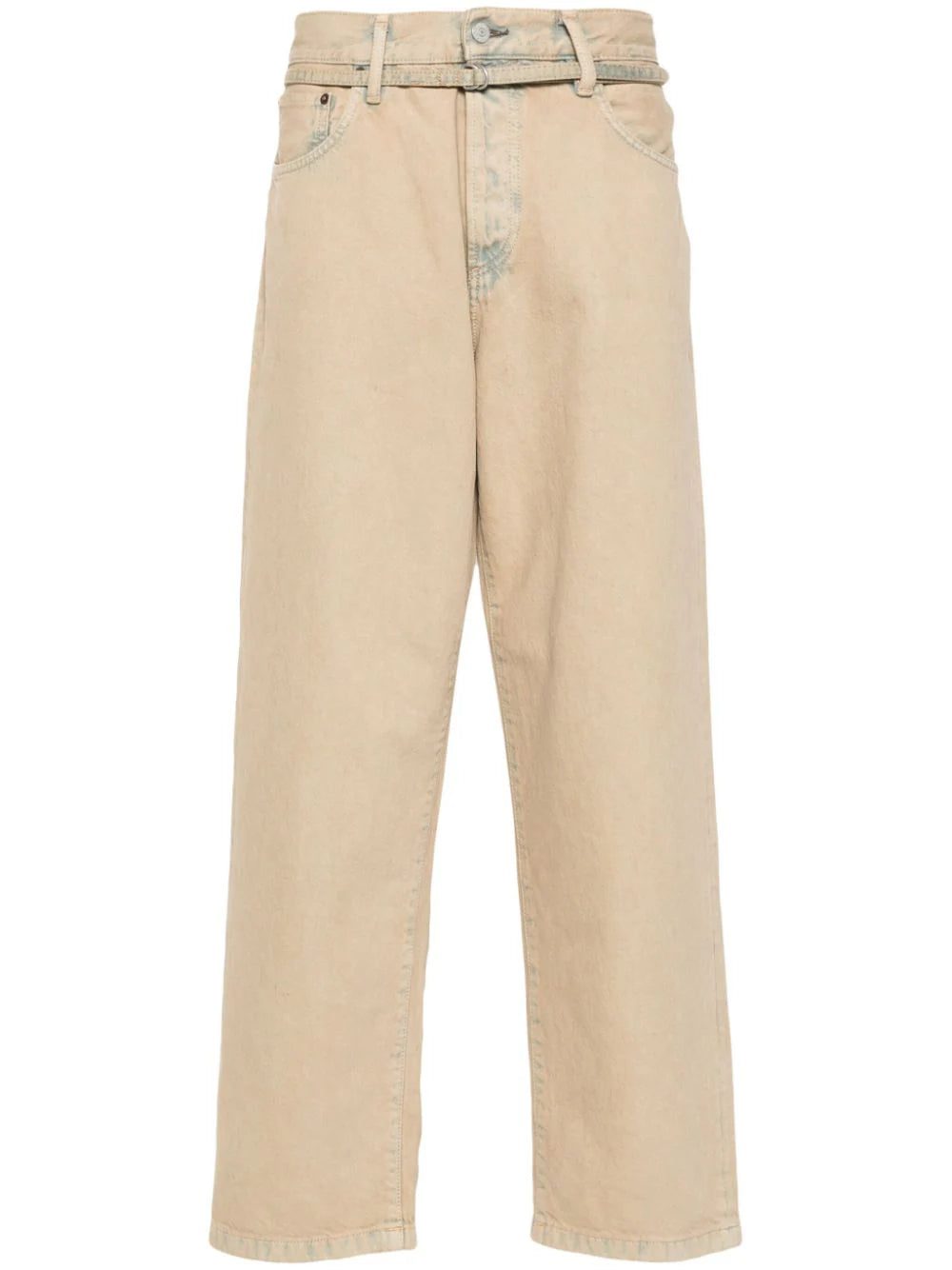 Acne Studios belted straight jeans