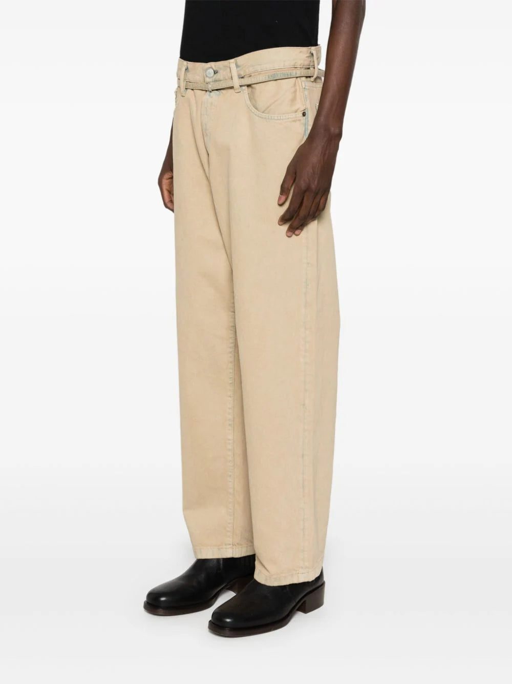 Acne Studios belted straight jeans - Image 4