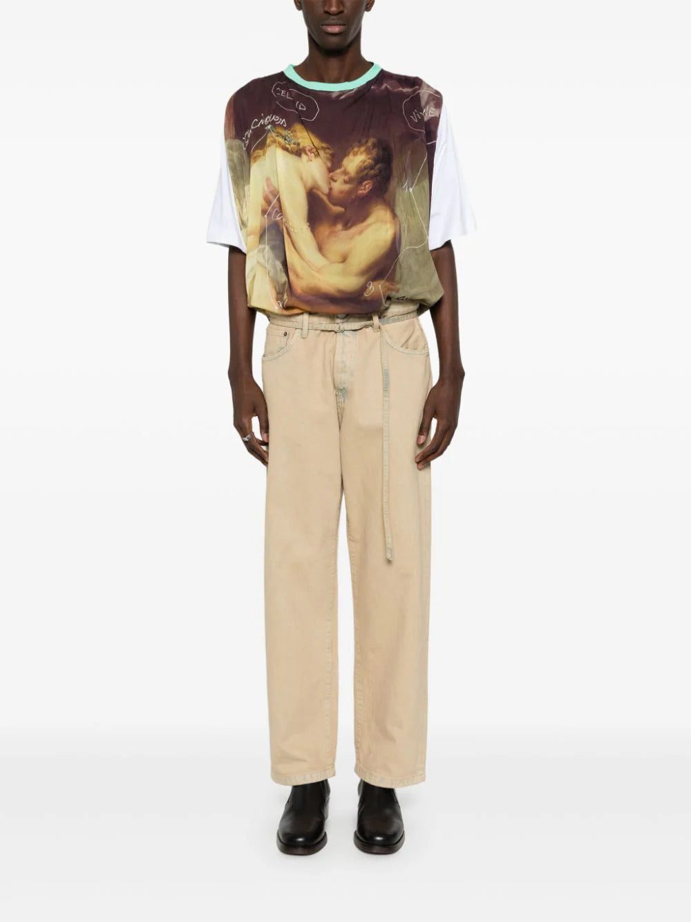 Acne Studios belted straight jeans - Image 3