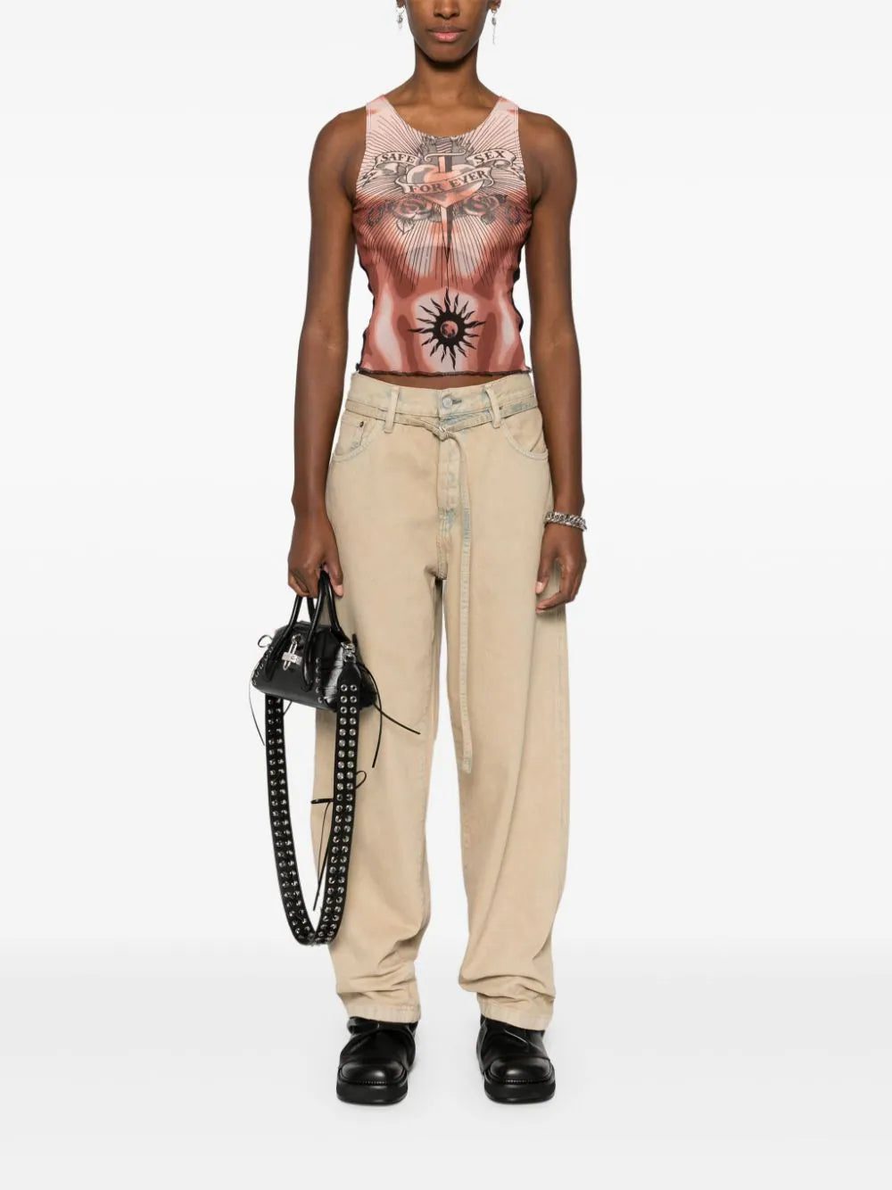 Acne Studios belted straight jeans - Image 2