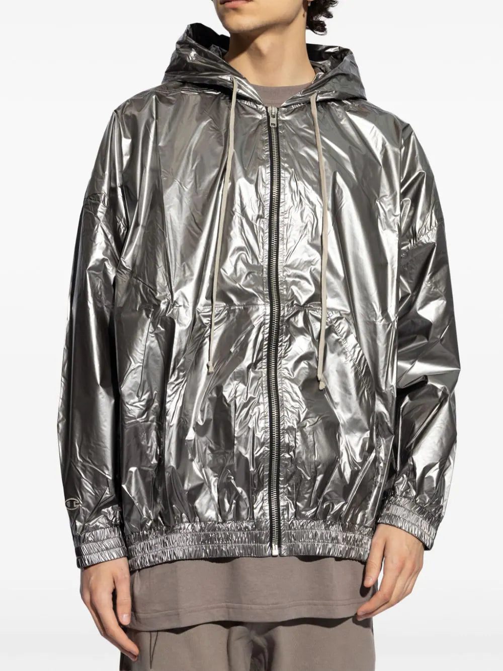 Rick Owens X Champion Jumbo Jason's zip-up hooded jacket - Image 3