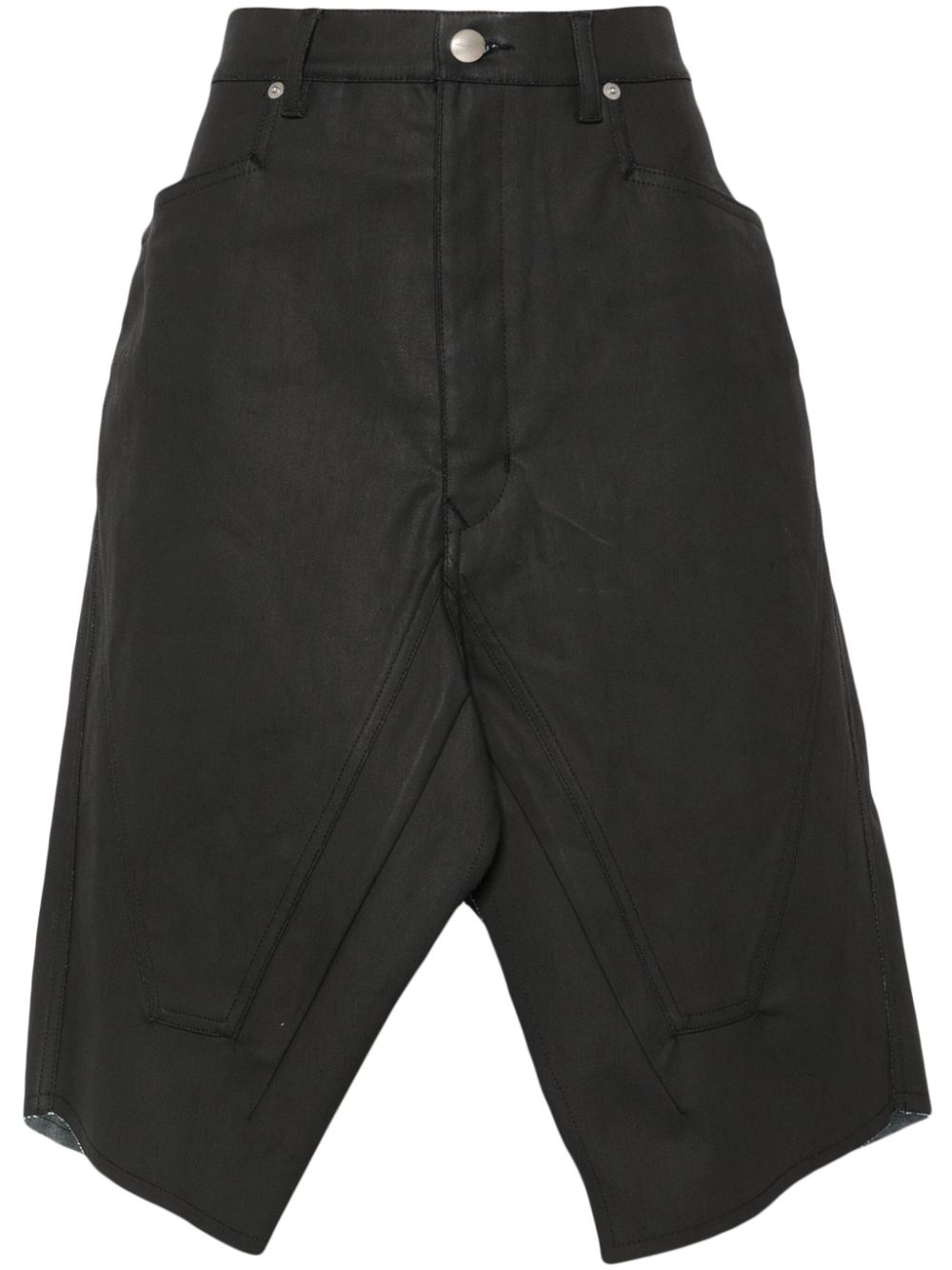 Rick Owens slivered midi skirt