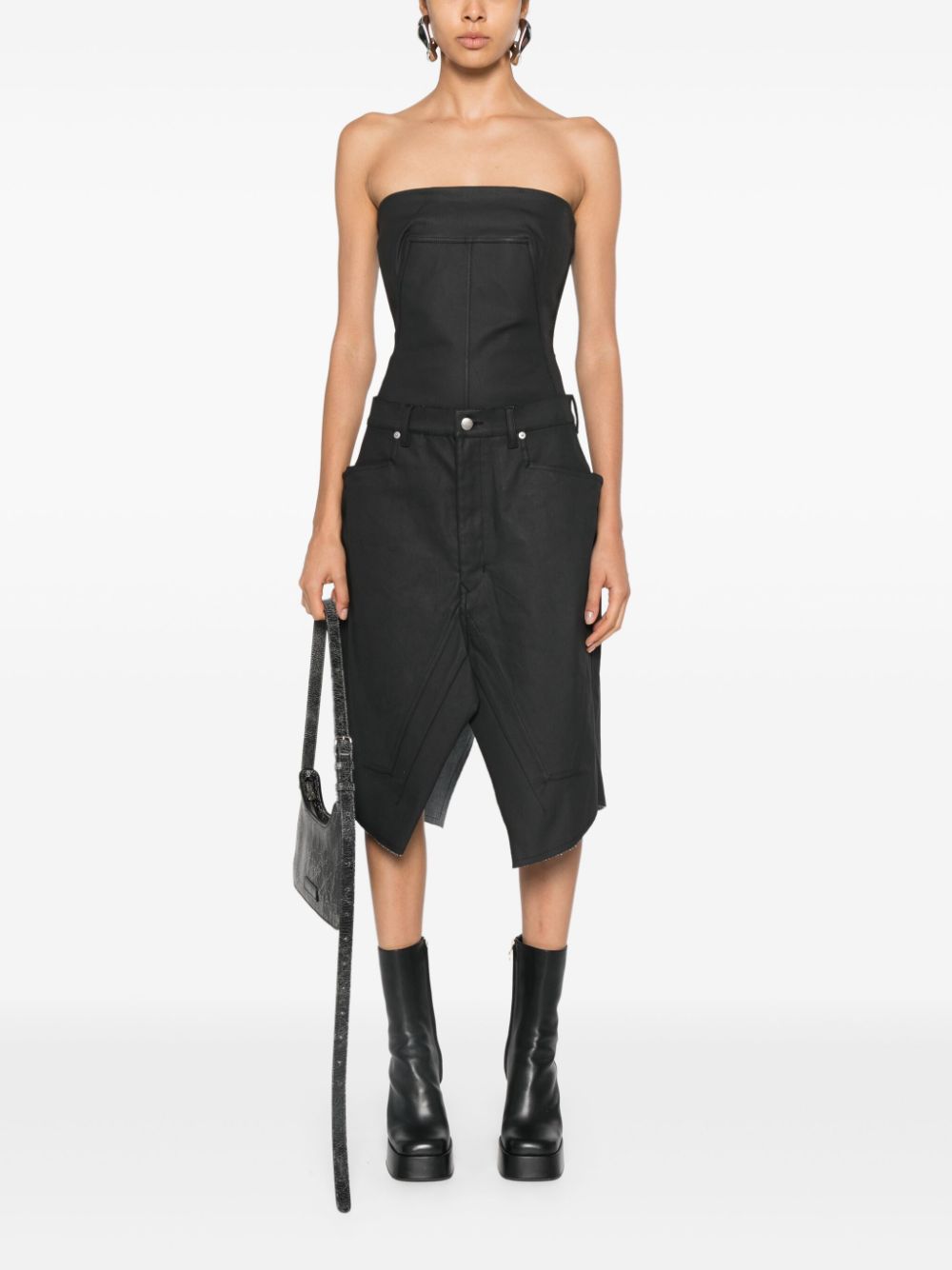 Rick Owens slivered midi skirt - Image 2