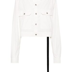 Rick Owens DRKSHDW detachable-sleeves poplin jacket