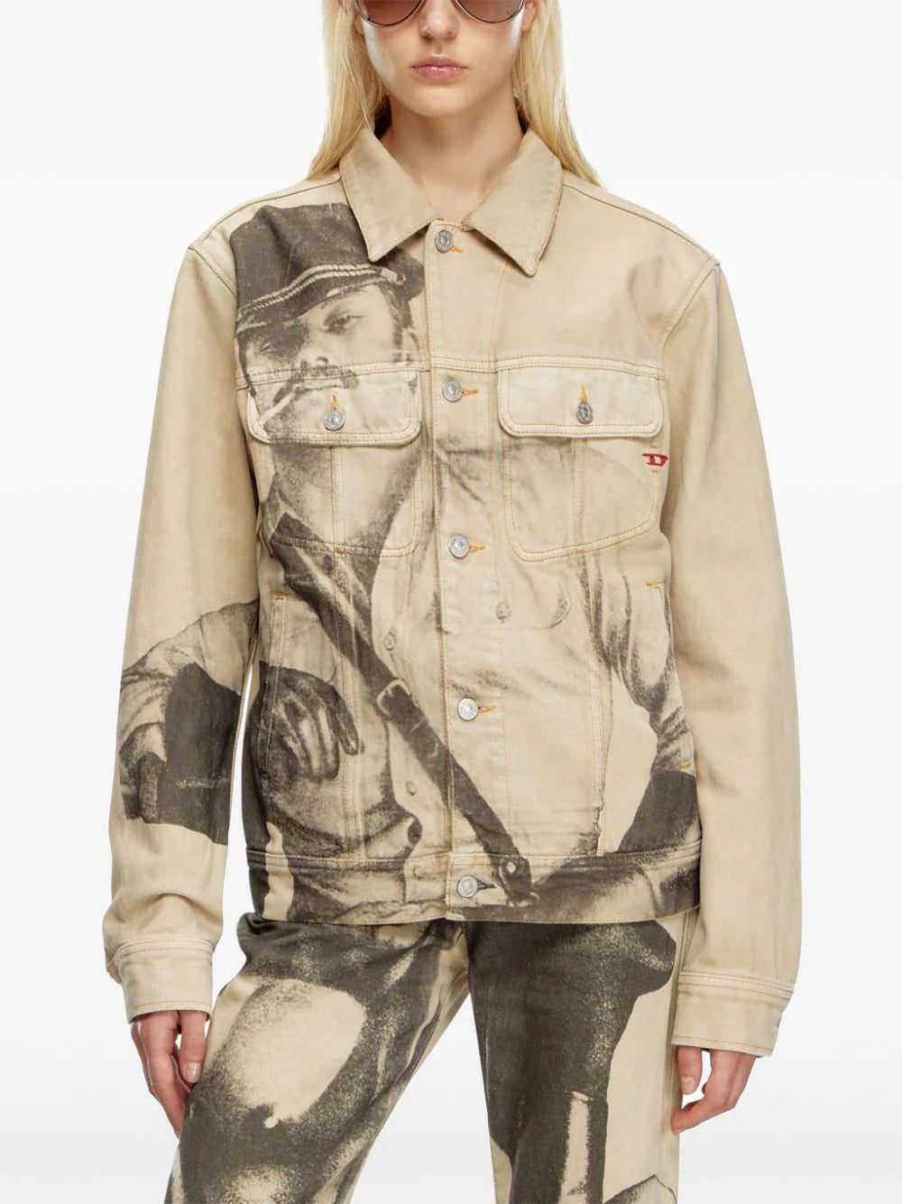 Diesel x ToFF PR-D-Barcy cotton jacket - Image 3