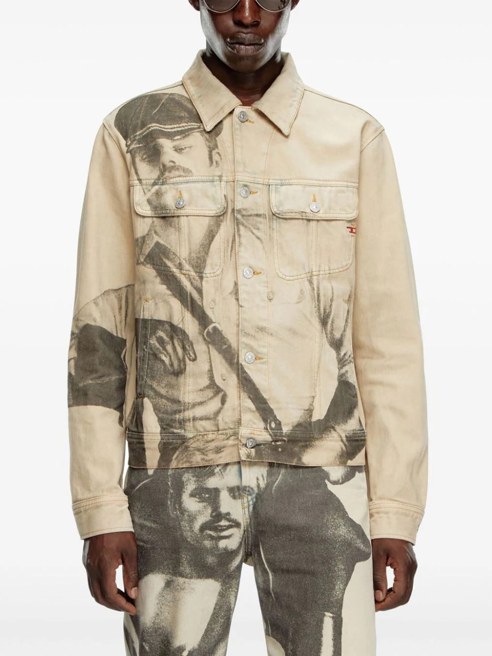 Diesel x ToFF PR-D-Barcy cotton jacket - Image 4