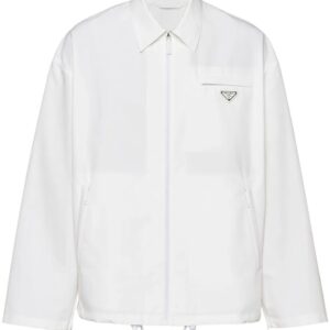 Prada  triangle-logo cotton jacket
