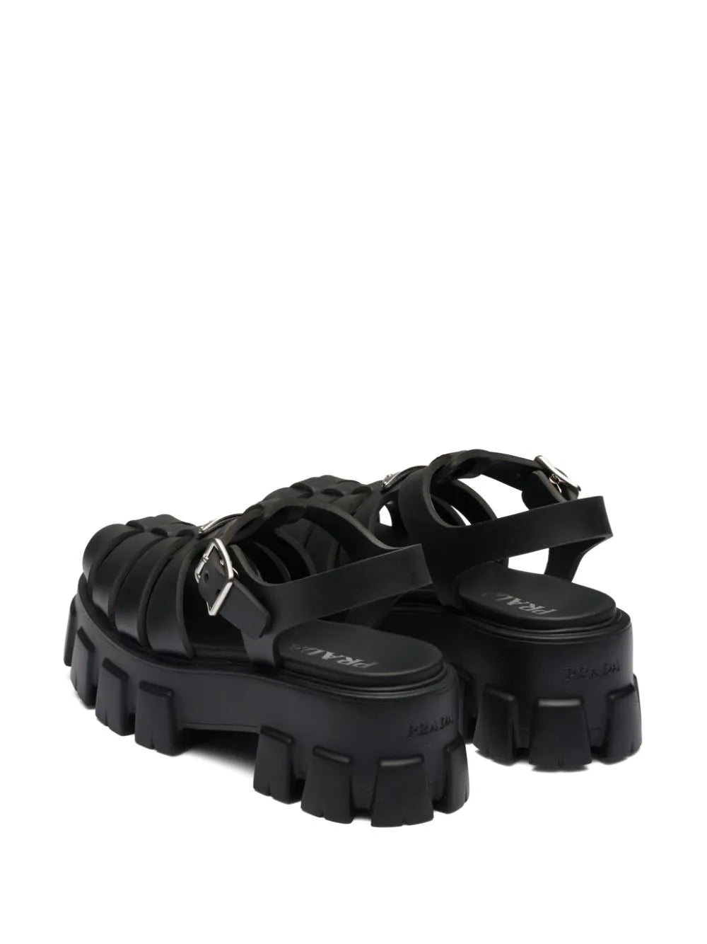 Prada 55mm caged platform sandals - Image 3