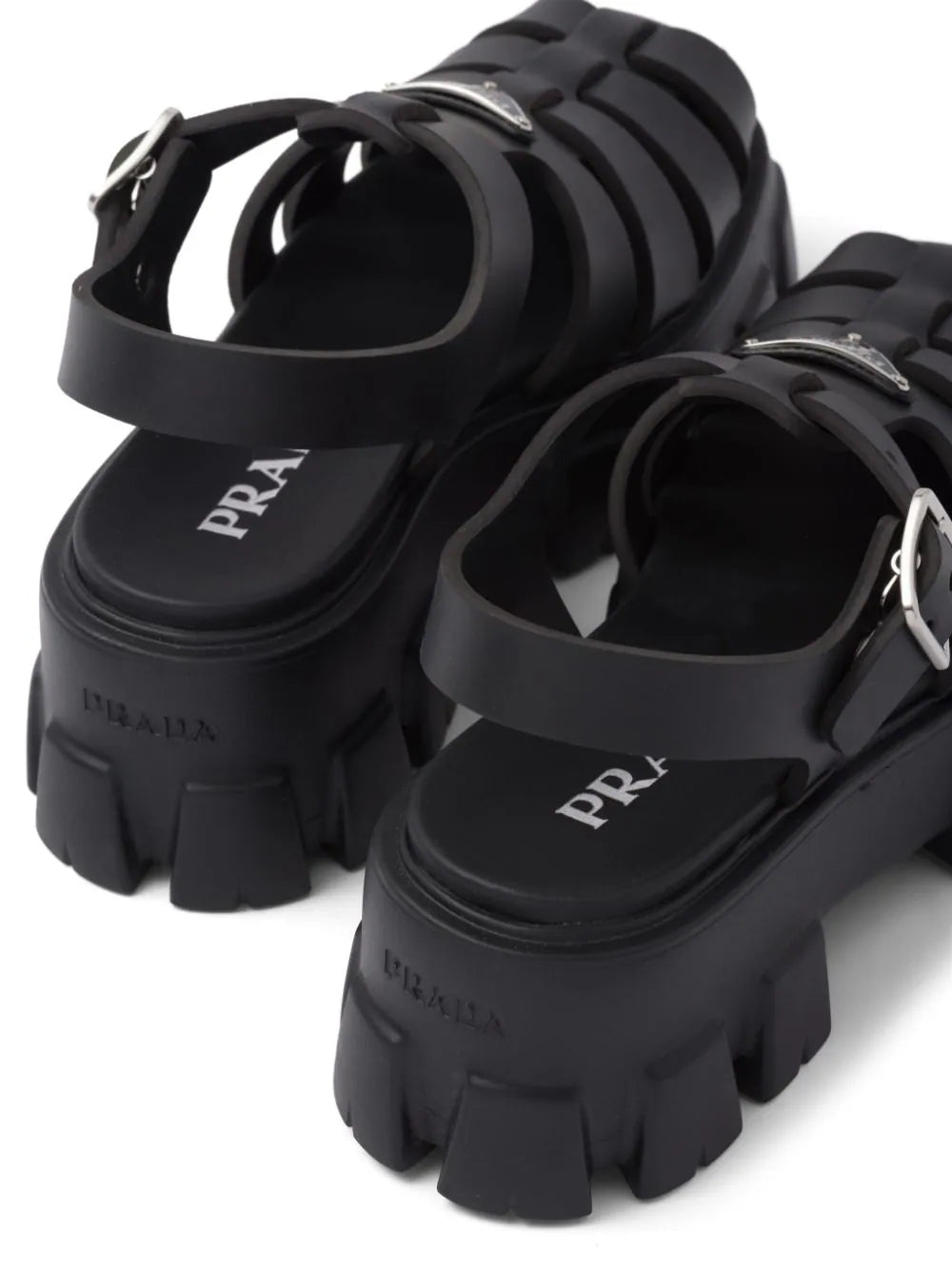 Prada 55mm caged platform sandals - Image 4