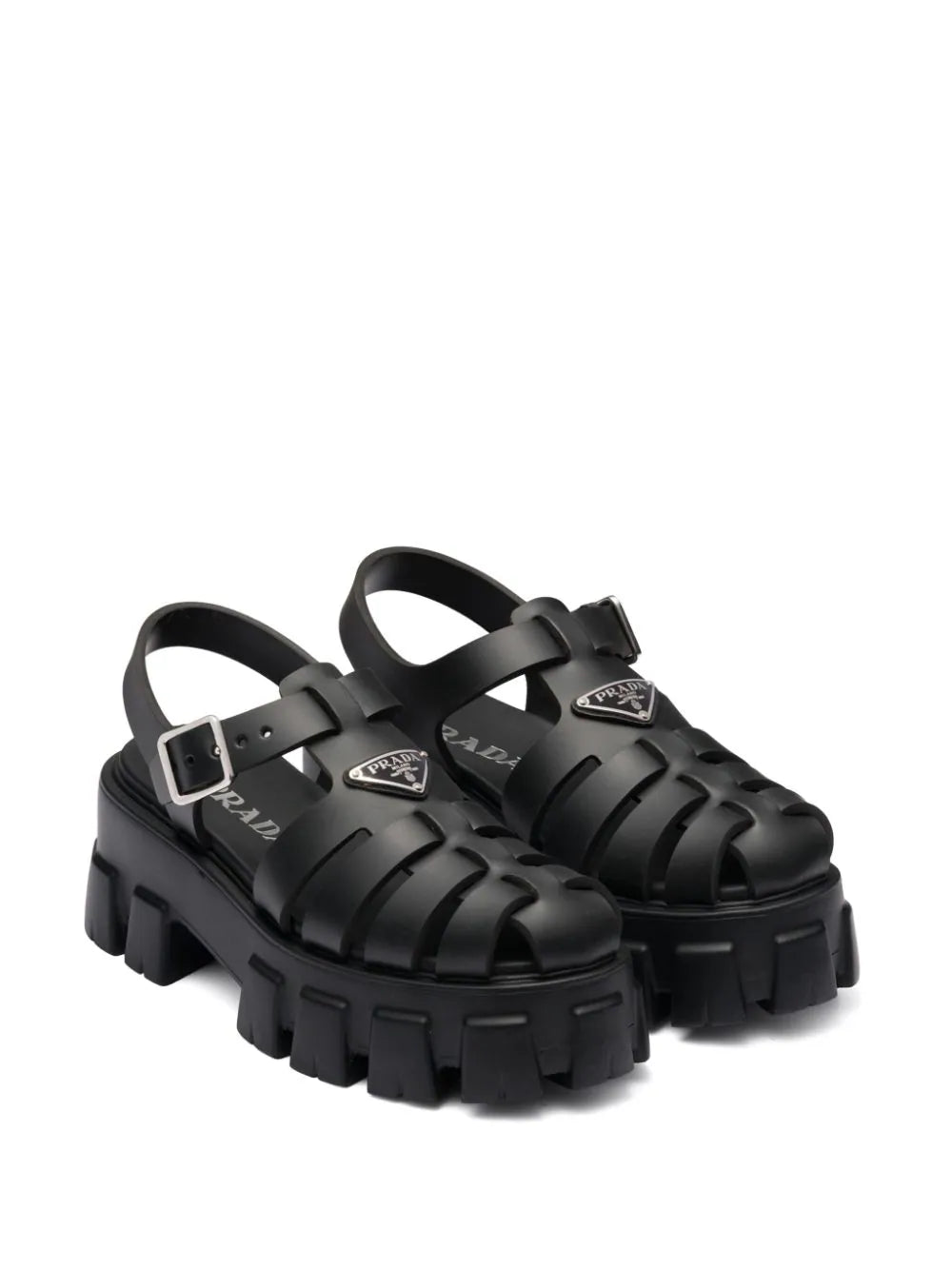 Prada 55mm caged platform sandals - Image 2