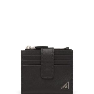 Prada saffiano-leather bi-fold cardholder