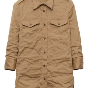 Prada  crinkled poplin shirt
