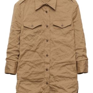 Prada crinkled poplin shirt