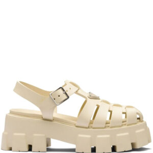 Prada  Monolith 55mm triangle-logo sandals