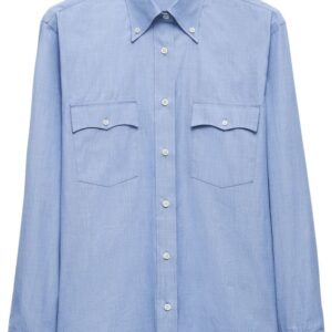 Prada long-sleeve cotton shirt