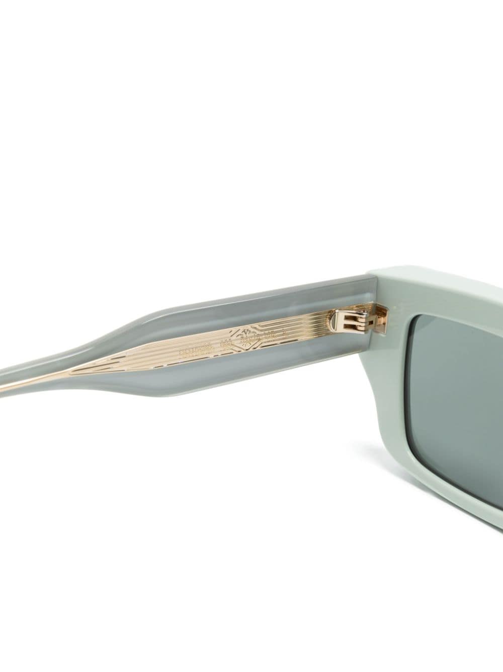 Gucci Eyewear logo-debossed rectangle-frame sunglasses - Image 3