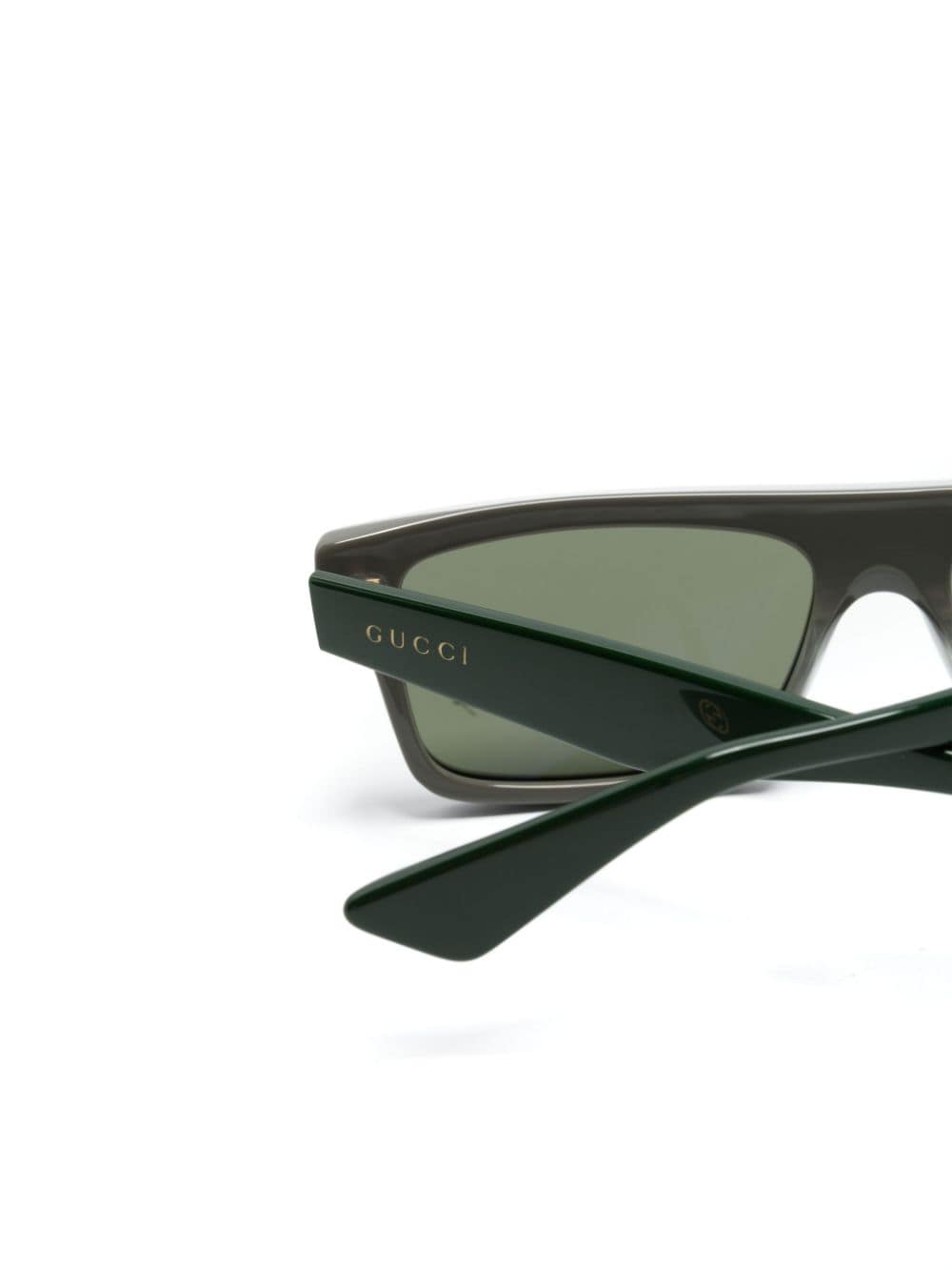 Gucci Eyewear logo-debossed rectangle-frame sunglasses - Image 3