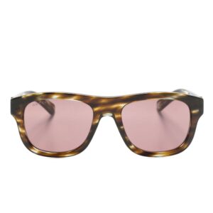 Gucci Eyewear tortoiseshell wayfarer-frame sunglasses