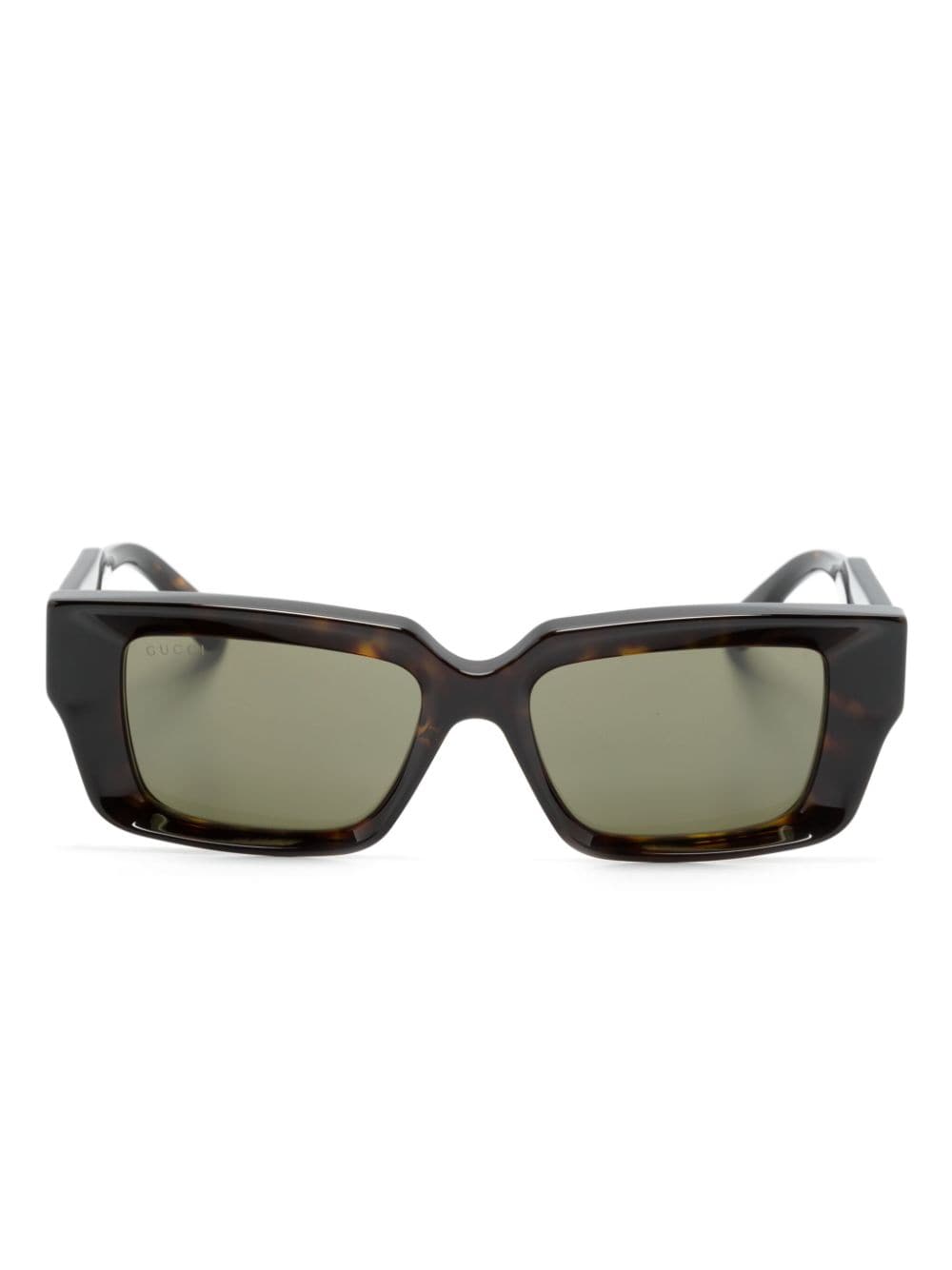 Gucci Eyewear tortoiseshell rectangle-frame sunglasses