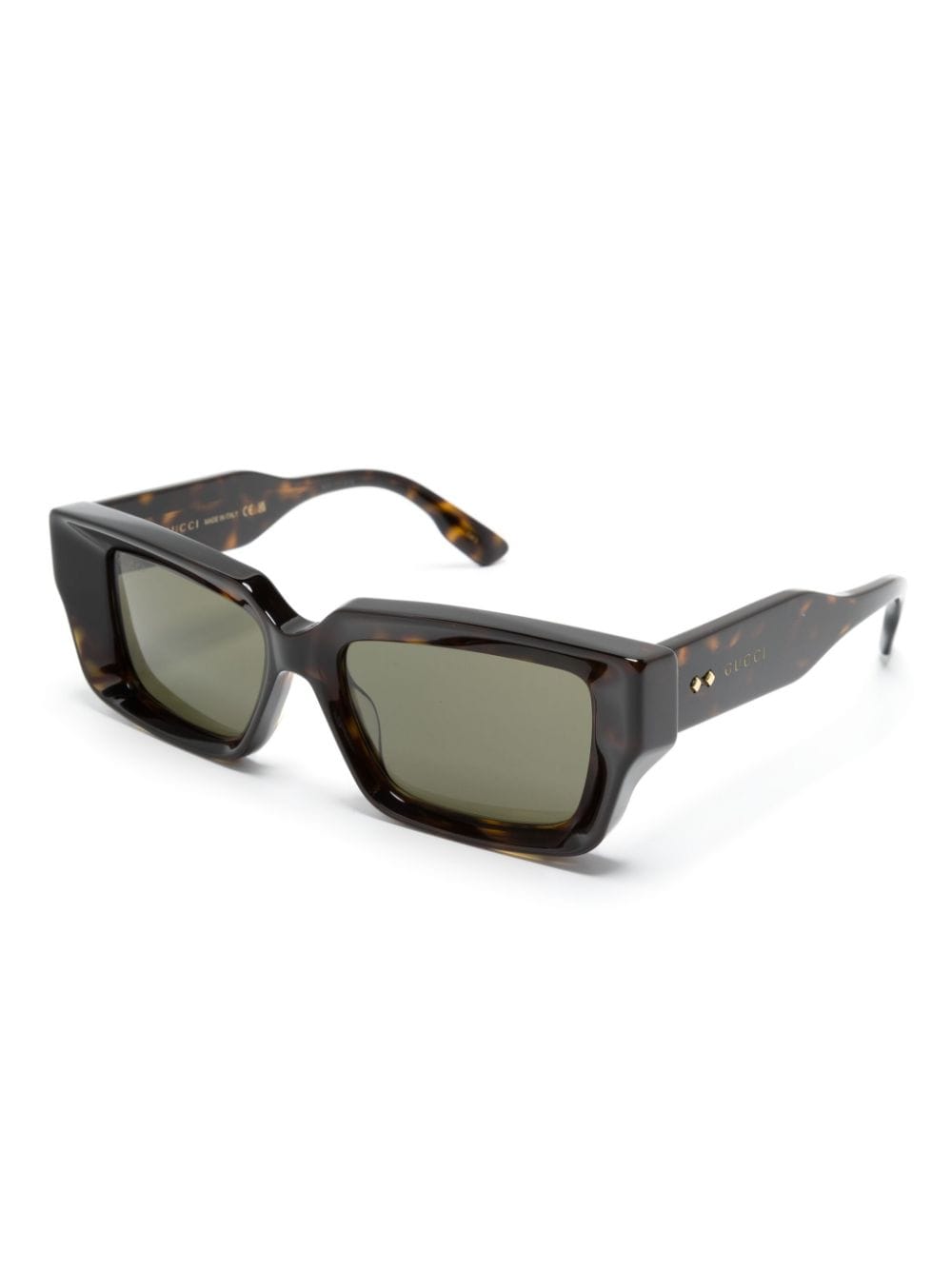 Gucci Eyewear tortoiseshell rectangle-frame sunglasses - Image 2