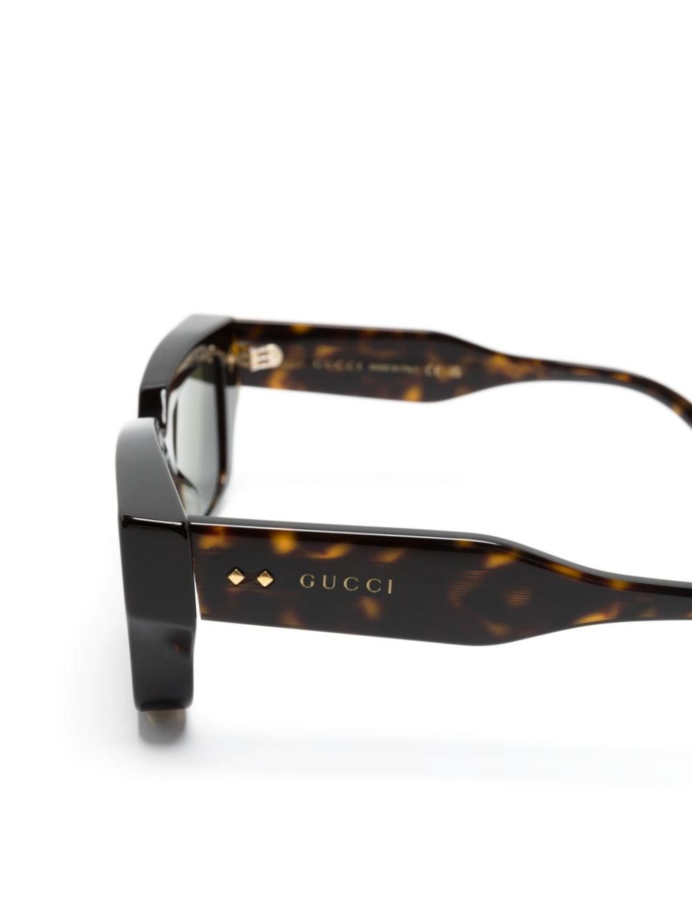 Gucci Eyewear tortoiseshell rectangle-frame sunglasses - Image 3