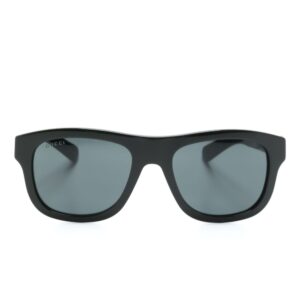 Gucci Eyewear logo-debossed wayfarer-frame sunglasses