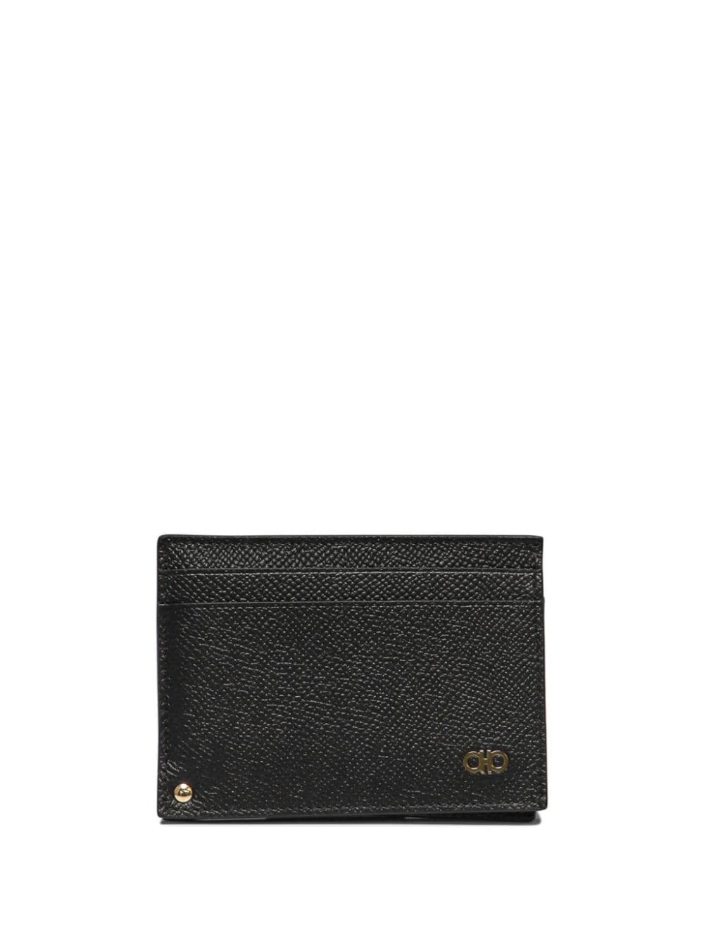 Ferragamo Gancini leather card holder