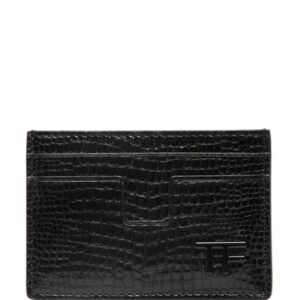 TOM FORD lizard-skin effect cardholder