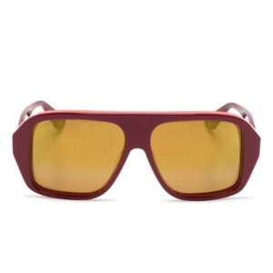 Gucci Eyewear logo-engraved oversize-frame sunglasses