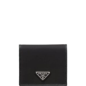 Prada Re-Nylon enamel-triangle logo wallet