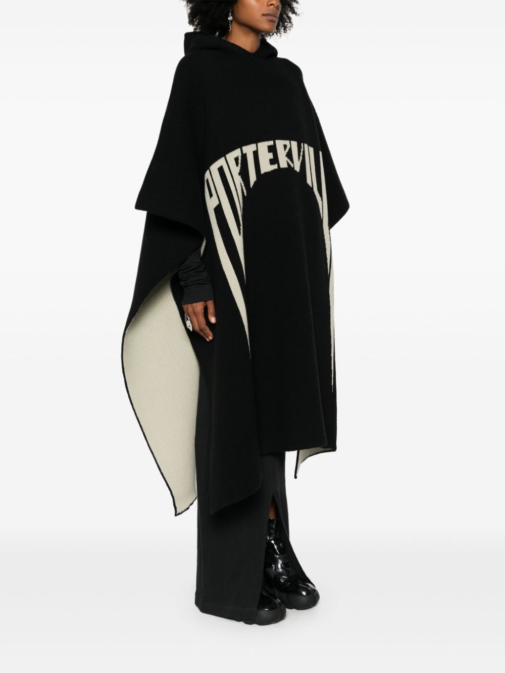Rick Owens knitted poncho - Image 3