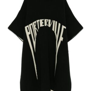 Rick Owens knitted poncho