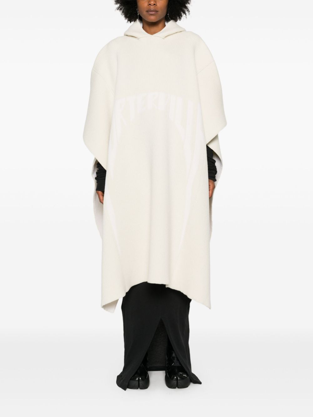 Rick Owens knitted poncho - Image 2