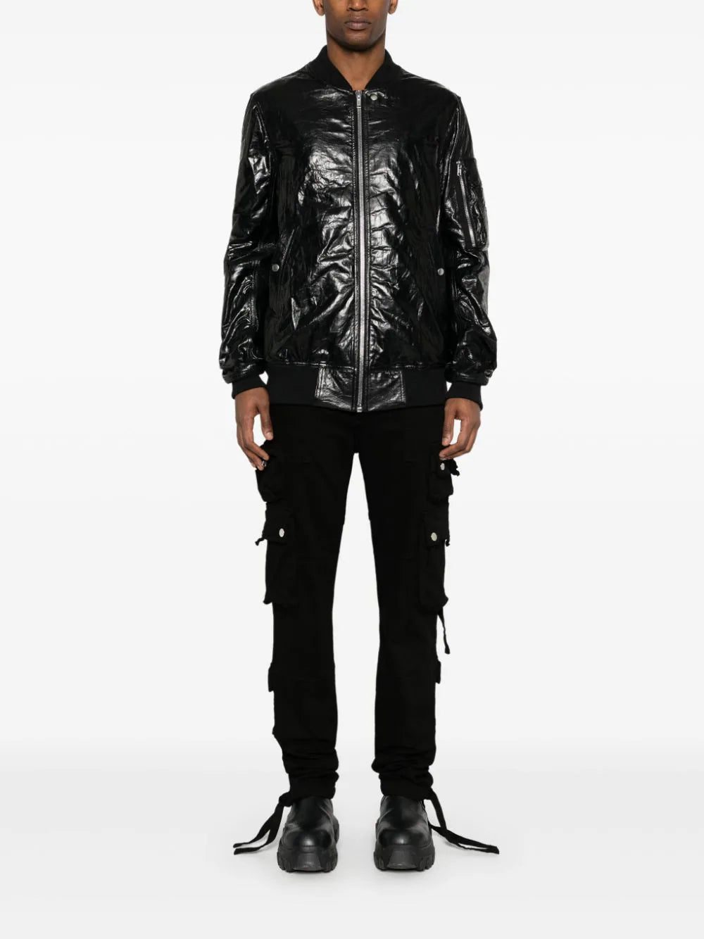 Rick Owens Classic Flight leather bomber jacket - Image 2